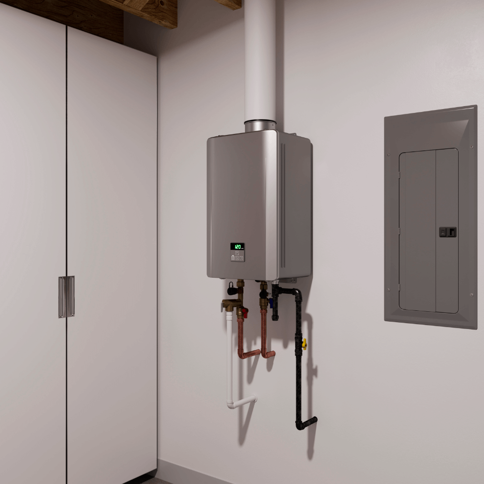 Water heater installation